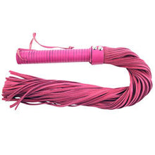 Load image into Gallery viewer, adult sex toy Rouge Garments Pink Suede FloggerBondage Gear &gt; WhipsRaspberry Rebel
