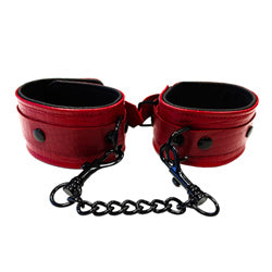 adult sex toy Rouge Garments Leather Croc Print Ankle CuffsBondage Gear > RestraintsRaspberry Rebel