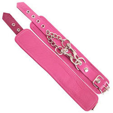 Load image into Gallery viewer, adult sex toy Rouge Garments Wrist Cuffs PinkBondage Gear &gt; RestraintsRaspberry Rebel
