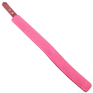 adult sex toy Rouge Garments Plain Pink Leather CollarBondage Gear > CollarsRaspberry Rebel