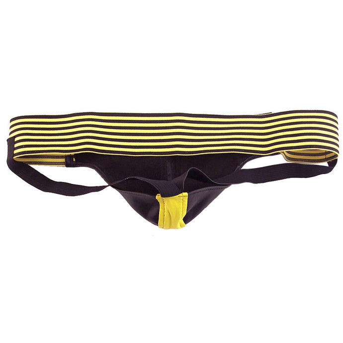 adult sex toy Rouge Garments Jock Black And YellowClothes > Sexy Briefs > MaleRaspberry Rebel