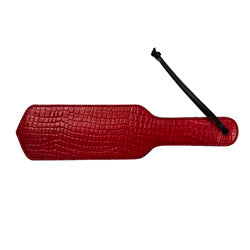 adult sex toy Rouge Garments Leather Croc Print PaddleBondage Gear > WhipsRaspberry Rebel