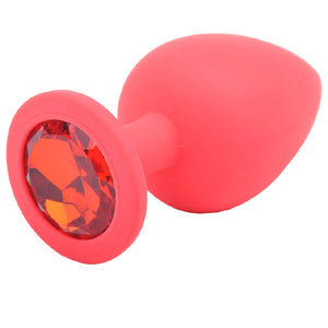 adult sex toy Large Red Jewelled Silicone Butt Plug> Anal Range > Butt PlugsRaspberry Rebel