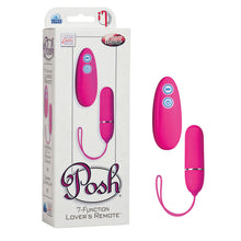 Load image into Gallery viewer, adult sex toy Posh 7 Function Lovers Remote BulletSex Toys &gt; Sex Toys For Ladies &gt; Remote Control ToysRaspberry Rebel
