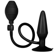 Load image into Gallery viewer, adult sex toy Black Booty Call Pumper Silicone Inflatable Medium Anal PlugAnal Range &gt; Anal InflatablesRaspberry Rebel
