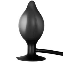 Load image into Gallery viewer, adult sex toy Black Booty Call Pumper Silicone Inflatable Medium Anal PlugAnal Range &gt; Anal InflatablesRaspberry Rebel
