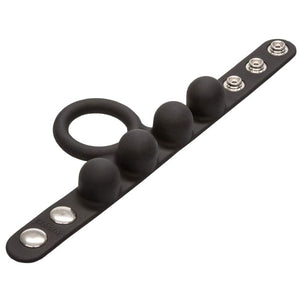 adult sex toy Medium Weighted Penis Ring and Ball StretcherBondage Gear > Bondage Cock RingsRaspberry Rebel