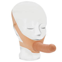 Load image into Gallery viewer, adult sex toy The Accommodator Face Strap On Dildo FleshSex Toys &gt; Realistic Dildos and Vibes &gt; Strap on DildoRaspberry Rebel
