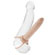 adult sex toy Accommodator Dual Penetrator Ivory DildoSex Toys > Realistic Dildos and Vibes > Strap on DildoRaspberry Rebel
