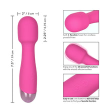 Load image into Gallery viewer, adult sex toy Pink Rechargeable Mini Miracle Massager&gt; Sex Toys For Ladies &gt; Wand Massagers and AttachmentsRaspberry Rebel
