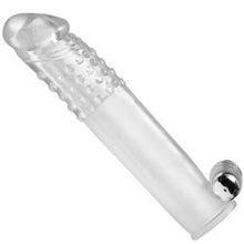 Load image into Gallery viewer, adult sex toy Size Matters Clear Vibrating Penis SleeveSex Toys &gt; Sex Toys For Men &gt; Penis SleevesRaspberry Rebel
