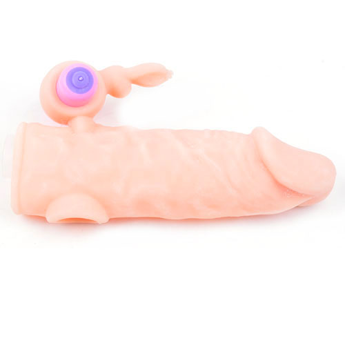 adult sex toy Rabbit Vibrating Penis Extender> Sex Toys For Men > Penis SleevesRaspberry Rebel