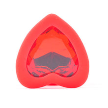 Load image into Gallery viewer, adult sex toy Small Heart Shaped Diamond Base Red Butt Plug&gt; Anal Range &gt; Butt PlugsRaspberry Rebel
