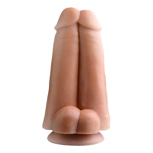 adult sex toy Tom Of Finland Dual Dicks DildoSex Toys > Other DildosRaspberry Rebel