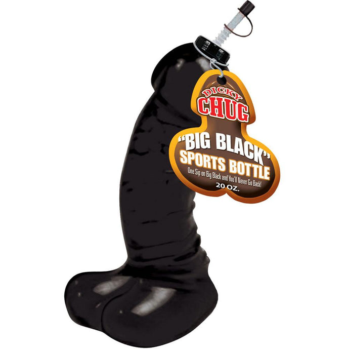 adult sex toy Dicky Chug Big Black 500ml Sports BottleNoveltiesRaspberry Rebel
