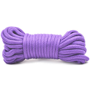 adult sex toy 10 Metres Cotton Bondage Rope Purple> Bondage Gear > RestraintsRaspberry Rebel