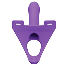 Load image into Gallery viewer, adult sex toy Zoro Silicone Strap on System With Waistbands Purple 5.5 InchSex Toys &gt; Realistic Dildos and Vibes &gt; Strap on DildoRaspberry Rebel
