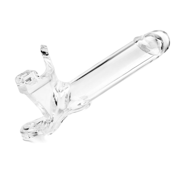 adult sex toy PerfectFit Zoro Knight 6 Inch Hollow Silicone Clear StraponSex Toys > Realistic Dildos and Vibes > Hollow Strap OnsRaspberry Rebel
