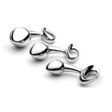 Load image into Gallery viewer, adult sex toy Njoy Pure Plugs Medium Stainless Steel Butt PlugBranded Toys &gt; NjoyRaspberry Rebel
