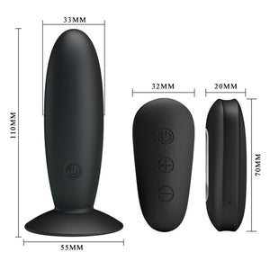 adult sex toy Mr Play Remote Control Vibrating Anal PlugAnal Range > Vibrating ButtplugRaspberry Rebel