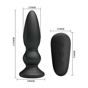 adult sex toy Mr Play Powerful Vibrating Anal PlugAnal Range > Vibrating ButtplugRaspberry Rebel