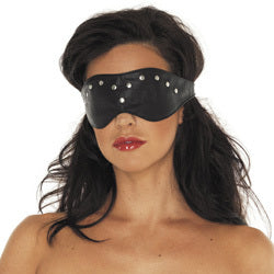 adult sex toy Leather Blindfold MaskBondage Gear > MasksRaspberry Rebel