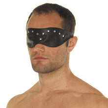 Load image into Gallery viewer, adult sex toy Leather Blindfold MaskBondage Gear &gt; MasksRaspberry Rebel
