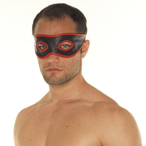 adult sex toy Red And Black Leather MaskBondage Gear > MasksRaspberry Rebel