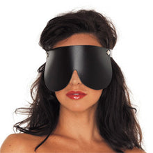 Load image into Gallery viewer, adult sex toy Leather BlindfoldBondage Gear &gt; MasksRaspberry Rebel
