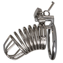 adult sex toy Chrome Chastity Cock CageBondage Gear > Male ChastityRaspberry Rebel