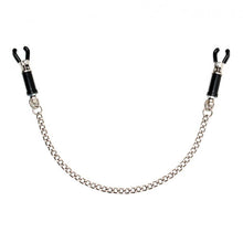 Load image into Gallery viewer, adult sex toy Silver Nipple Clamps With ChainBondage Gear &gt; Nipple ClampsRaspberry Rebel
