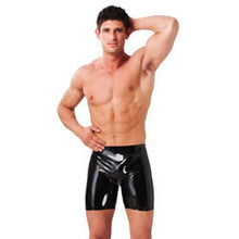 Load image into Gallery viewer, adult sex toy Latex Mens Bermuda ShortsClothes &gt; Latex &gt; MaleRaspberry Rebel
