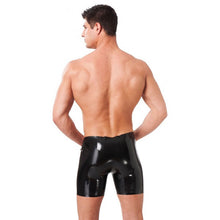 Load image into Gallery viewer, adult sex toy Latex Mens Bermuda ShortsClothes &gt; Latex &gt; MaleRaspberry Rebel
