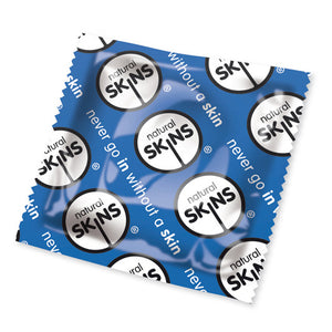 adult sex toy Skins Natural x50 Condoms (Blue)Condoms > Natural and RegularRaspberry Rebel